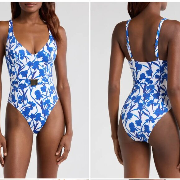NWT Hutch Swimsuit // Sally Belted Vine // Size Large - Picture 1 of 9
